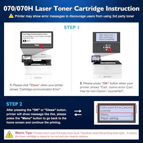 070H Toner Cartridge 1-Pack Replacement for Canon 070H Black High Yield Toner Cartridge CRG-070H CRG070H for Canon imageCLASS MF465dw MF462dw LBP247dw LBP246dw Printer Ink |High Capacity