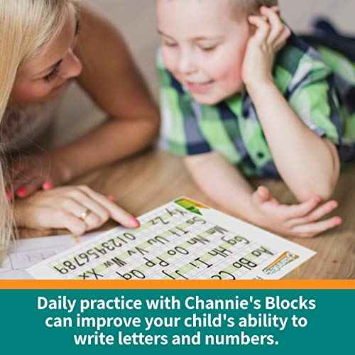 Channie¡¯s Workbook Set for Pre-Kindergarten - 3rd Grade Elementary School Students, 4 Handwriting Pads & 2 Math Practice Workbooks (6 Pack)