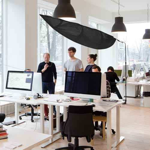 Adjustable Office Cubicle and Desk Shade£¬Cubicle Shade£¬Block Overhead Light, Glare, and Airflow£¬Uv-Resistant Fabric£¬Working Office Cubicle Accessories for Light Sensititve Workers