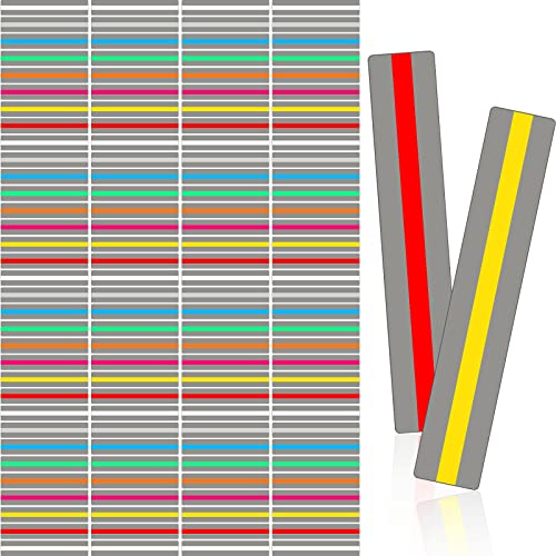 Yexiya 100 Pack Multicolor Guided Reading Strips for Kids, Line Reader Highlight