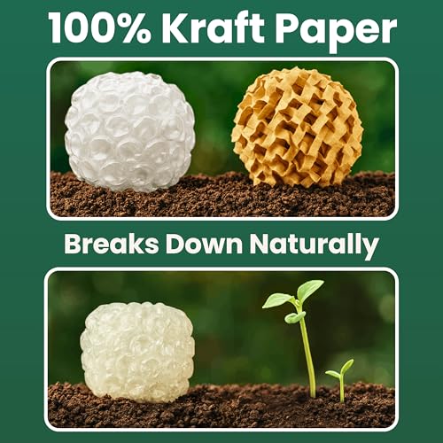 Honeycomb Packing Paper Roll 12" x 230ft Eco-Friendly Cushioning Wrap for Shipping & Moving