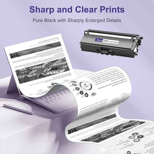 TN436BK TN-436BK Super High Yield Toner Cartridge Replacement for Brother TN436/TN433/TN431, Compatible for Brother HL-L8360CDW/MFC-L8900CDW/MFC-L9570CDW/HL-L8260CDW (2 Pack, Black)