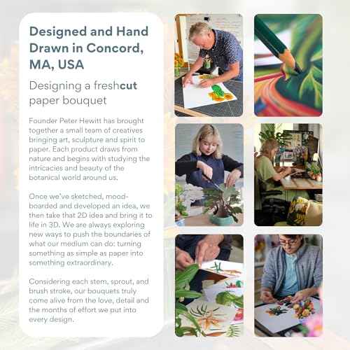Freshcut Paper Pop Up Cards, Pumpkin Harvest, 12 Inch Life Sized Forever Flower Bouquet 3D Popup Greeting Card, Autumn Cards, Birthday Card, Blank Notecard & Envelope