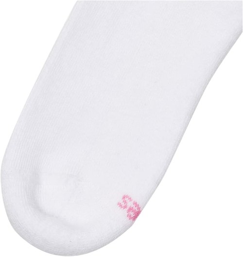 Hanes Women's Ankle Socks - Comfort Toe Seamed, Available in White & Black | 6-Pack