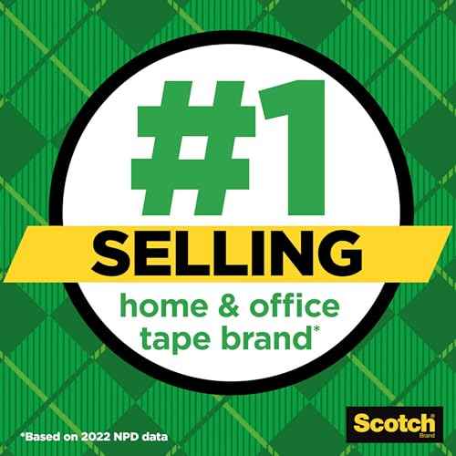 Scotch Magic Tape, Invisible, Holiday Supplies and Gift Wrap Tape, 6 Rolls with Dispenser, 3/4 x 1000 Inches