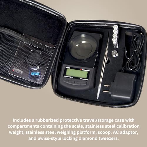 GemOro Digital Carat Scale 100ct, Precise Gem & Diamond Weighing