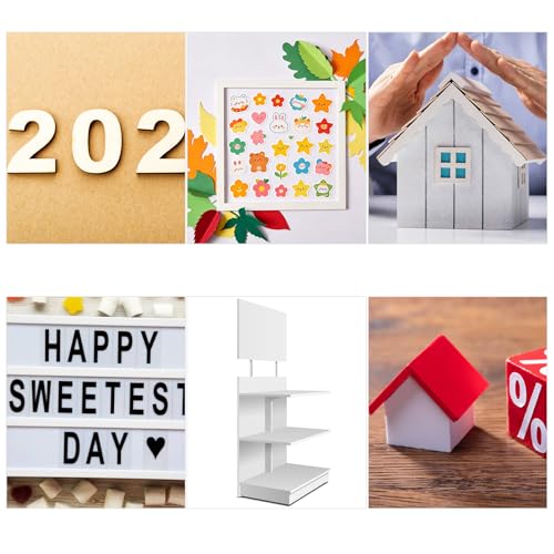 DIYASY White Foam Boards 6-Pack 11.8 x 7.8in Craft Poster Mounting Sheets
