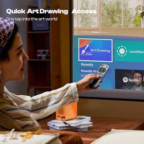 Caydo P1 Art Projector with Exclusive Drawing App for Artists, Portable Auto Focus & Keystone LED Projector for Drawing and Tracing, 4K Support, 100¡¯¡¯ Display, Compatible with iOS/Android