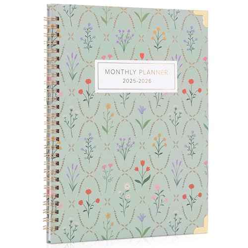 Beautiful 2025-2026 Monthly Planner and Calendar Book - To Do List Notebook That Easily Organizes Your Tasks to Boost Productivity - Runs From June 2025 Until December 2026