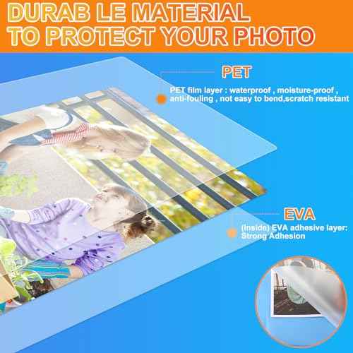 CAREGY 600 Pack Laminating Sheets,Holds 8.5 x 11 Inch Sheets,Thermal Laminating Pouches, 3 Mil, 9 x 11.5 Inches Lamination Sheet Paper for Laminator, Round Corner Letter Size