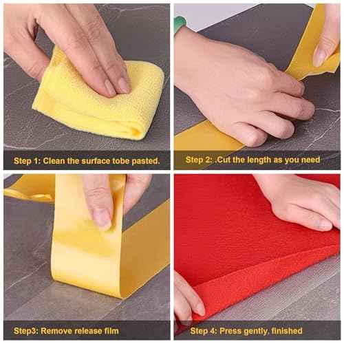 Double Sided Fabric Tape Heavy Duty, Hem Tape No Sew No lron for Pants, Curtains, Dresses, Jeans, 1inch+2inch x 39FT Strong Mounting Tape for Carpet Fixed, DIY Crafts