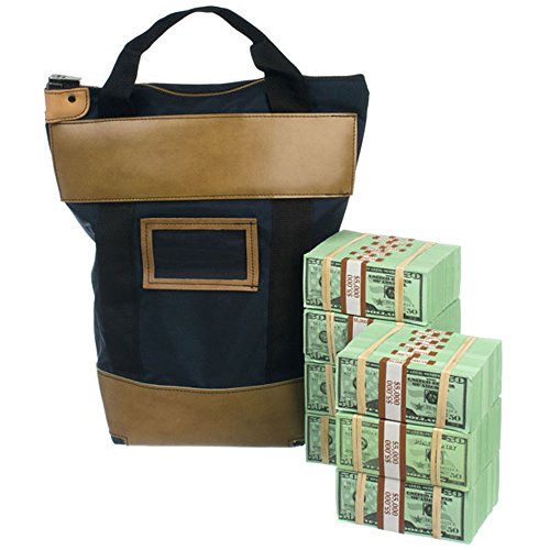Locking Courier Bag 22x18x7 Navy Blue Secure Cash & Document Transport