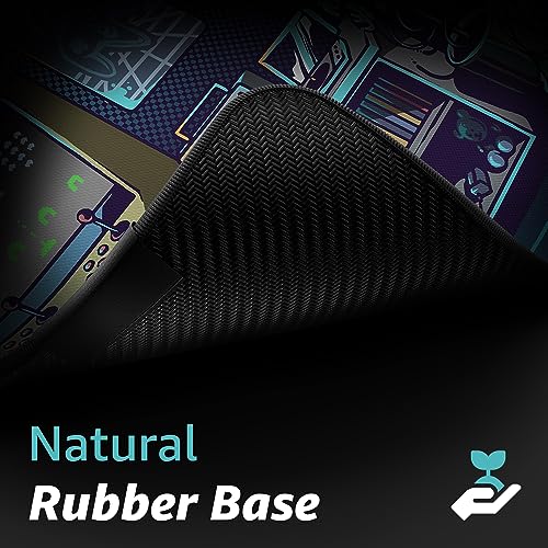 Hystar¢ç Extended Gaming Mouse Pad | XXL 36" x 16" | 5mm Thick, Waterproof Surface, Smooth Polyester Fabric, and Natural Rubber Base | Nostalgia