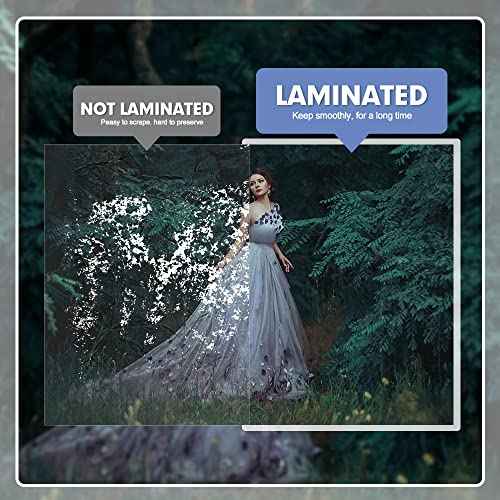 Laminating Sheets, PANDRI 200 Pack Thermal Laminator Pouches Holds 8.5 x 11 Inch, 5 Mil Clear Laminator Paper 9 x 11.5 Inch, Letter Size