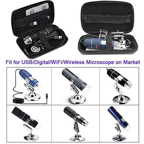Ninyoon Original USB Microscope Carrying Case Bag WiFi & USB Digital Microscope, Also Compatible with Other Brands Handheld Scope