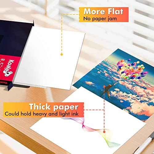 Koala Sublimation Paper 13x19 inches Easy to DIY T-shirts,Tumblers,Mugs Only Compatible with Inkjet Sublimation Printer Sublimation Ink 100 sheet 123g