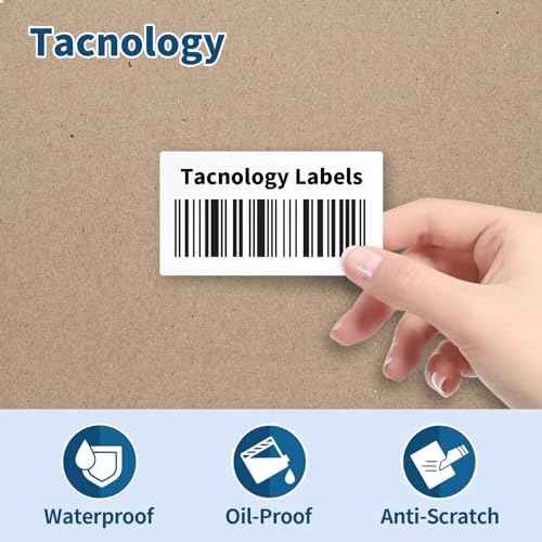 12 Rolls 12000 Labels 2-1/4" x 1-1/4" Direct Thermal Labels Compatible DYMO 30334 Barcodes Address Replacement - Tacnology Label Used with DYMO Labelwriter 450, 4XL, Rollo & Zebra Desktop Printers