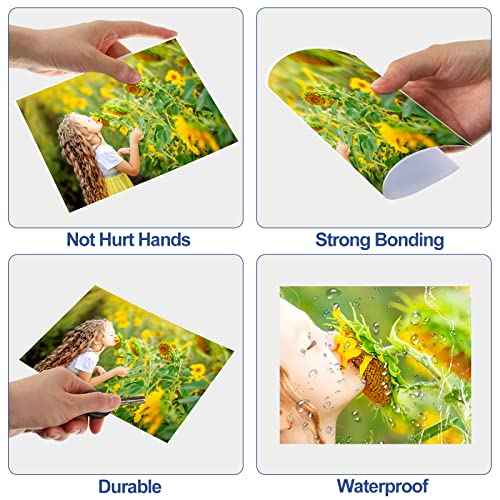 Cindeer 400 Pack 5.8 x 7.4 Inch Thermal Laminating Pouches Back to School 3 Mil Clear Laminating Sheets Plastic Paper Hot Glossy Laminator Pouches School Office Supplies for Letter Photo Card ID Badge