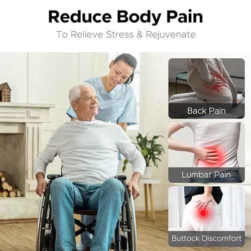 Sunlit Large Gel Seat Cushion & Back Cushion for Long Sitting with Non-Slip Cover, Gel Cushions for Wheelchair Office Chair Car Seat, Reduce Tailbone Pressure Hip Pain Relief (18.5''x16.9''x 1.57'')