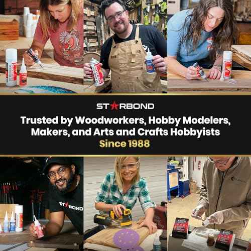 Starbond Super Fast Thin, Premium Instant CA (Cyanoacrylate Adhesive) (4 Ounce, 6 Ounce)