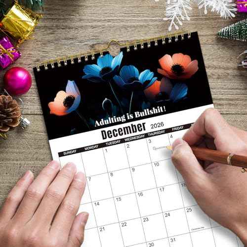 2026 Calendar for Tired-Ass Women,Fuck It Calendar 2026,Tired Women Calendar,Funny party gift Home Office Wall Calendar - Funny Monthly Calendar Gag Gift for Womens