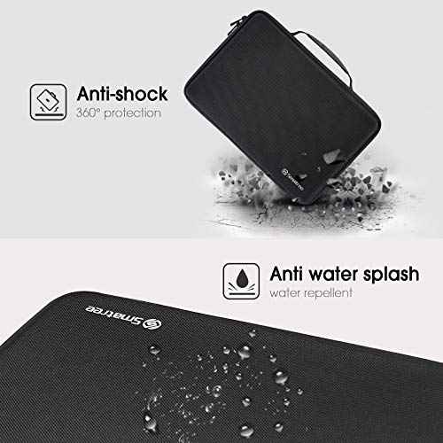 Smatree Hard Carrying Case Compatible for 14.2inch MacBook Pro M5 2025/2024 M4/2023 A2918, 13inch MacBook Air M4 2025/2024/2022 A3313, 13 inch iPad Pro M5 2025/iPad Air M3 2025/iPad Pro M4 2024, Black