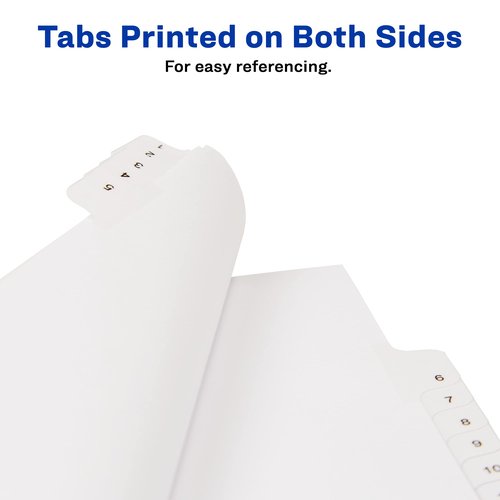 Avery 1-25 Legal Exhibit Dividers for 3 Ring Binders, 25-Tab Sets, Allstate Style, 20 Binder Divider Sets (01701)