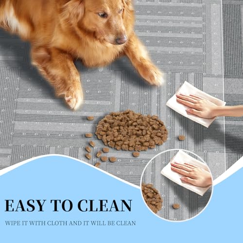 Tonaus Office Chair Mat for Carpet, 48"¡¿60" Transparent Carpet Floor Protector Cover Rug Mat with Non-Slip Studded, 2.2mm Thick Heavy Duty for Home Computer Desk Rolling Chair Carpets Low Pile