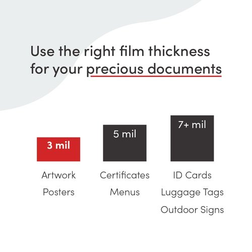 TruLam 3 Mil Laminating Pouches with Rounded Corners | Letter Size | 9 in. x 11-1/2 in. | Matte Finish | Premium Adhesive with Anti-Glare | 2 Carriers Included | 100 Pack