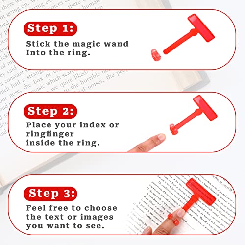Kids Reading Assistance Set – Dyslexia Reading Strips, Finger Rings & Highlighters for Focus