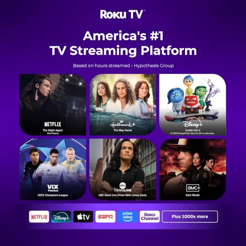 ELEPHAS White Roku TV & Smart Projector with Wi-Fi & Bluetooth