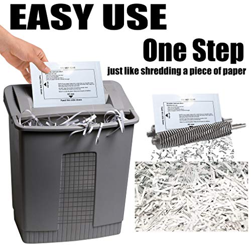 laffeya Shredder Lubricant Sheets & Paper Sharpening Cleaning Sheet