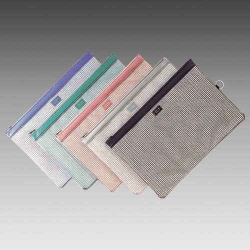 LIHITLAB LIHIT LAB. Mesh Pouch, 16.6 x 11.3 inches, Sea Green (F247-Sea-Green)