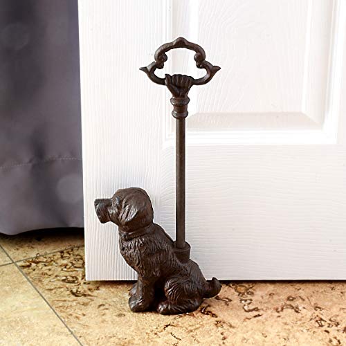 Treasure Gurus Cast Iron Heavy Pet Dog Portable Door Porter Stopper Blocker Jam Stop Doorstop