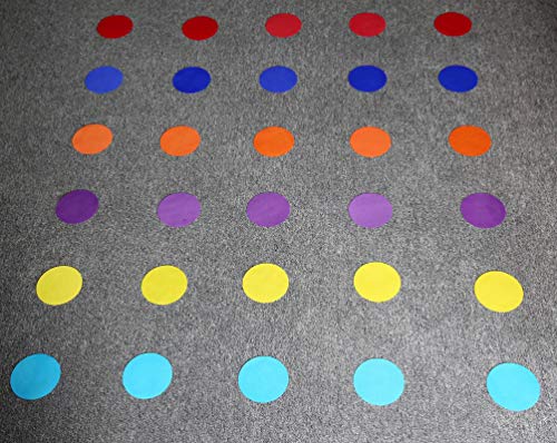 Anitor Carpet Markers 5" Circle Pack of 30 for Kids Classroom & Training