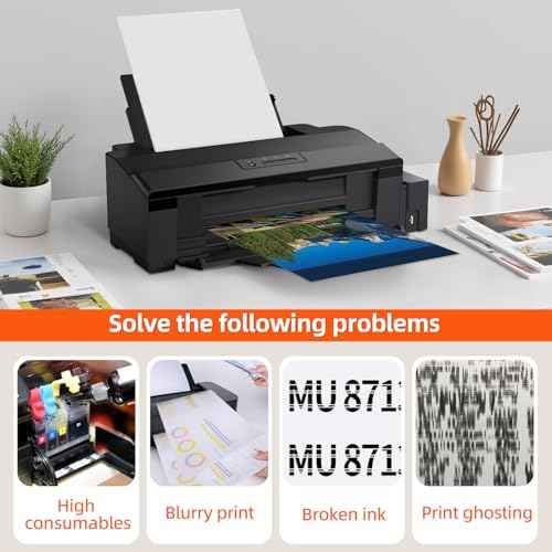 Upgraded 1 Set Printer 6pcs Ink Damper Replacement(with Ink Tube Hose Tubiing) Fits for E-pson L1800 L1300 L1455 L810 L801 L850 L800 L201 L101 Printer DTF
