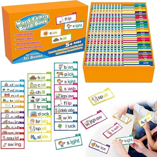 30 Read and Rhyme Flip Books Claritydream Flip Books ABC Vocabulary Flash Cards Interactive Reading Flash Cards