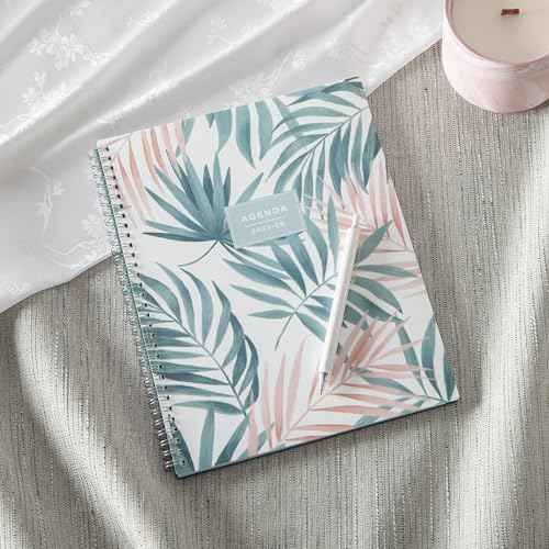 Blue Sky 2025-2026 Weekly and Monthly Academic Year Planner Calendar, July 2025 - June 2026, 8" x 10.875", Flexible Cover, Wirebound, Laminated Tabs, Seychelle