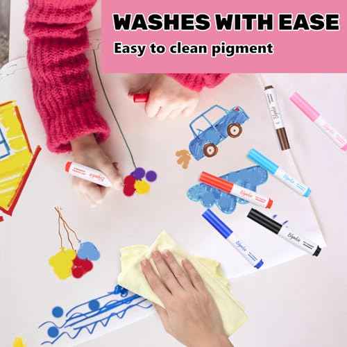Washable Dot Markers Bulk, Pack of 320 with 16 Vibrant Colors, Shimmer Bingo Paint Daubers Supplies for Toddlers Preschool Student, Painting Art and Crafts, Non Toxic Water-Based