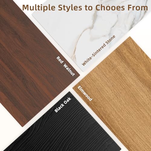 Monitor Stand Riser, Wood & Acrylic Computer Monitor Stand Desk Desktop Organizer Table for Home, Office Workspace, Laptop Riser, Printer, PC & TV Screen Riser