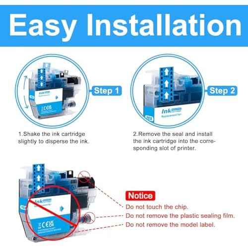 LCL LC402 LC402XL High Yield Ink Cartridge Replacement for Brother LC402XL3PKS LC402XLC LC402XLM LC402XLY MFC-J5340DW MFC-J6540DW MFC-J6740DW MFC-J6940DW (6-Pack 2C2M2Y)