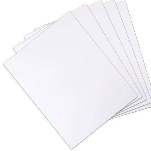 5-Pack 5mm White PVC Foam Boards,Lightweight & Durable Sheets for DIY Crafts, Model Building, Signage & Outdoor Displays(0.5X20X30Cm)
