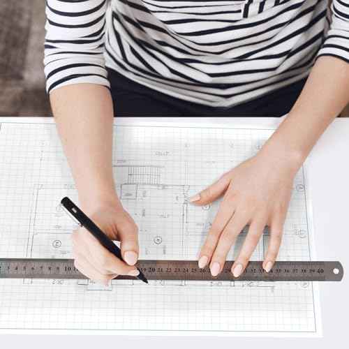 Graph Paper Pad for Blueprint Drawings, Drafting, Engineering Drawing, and Planning - Graph Paper 8.5x14 Blueprint Quadrille Grid Paper Pads with Blue Lines, High Brightness 50 Sheets (5-Pack)