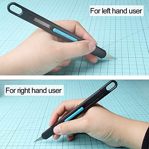 Nova Blue Precision Craft & Hobby Knife with Retractable #11 Blade - Slim & Safe