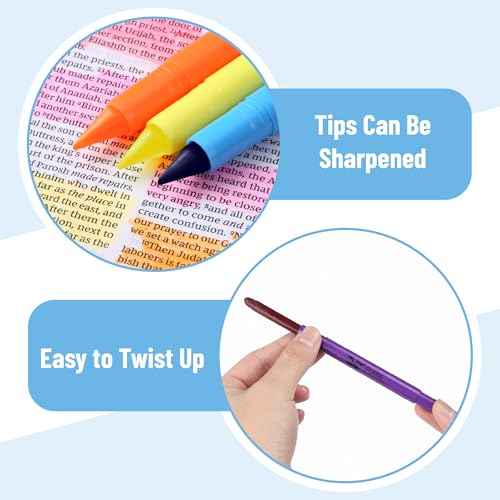 Mr. Pen No Bleed Gel Highlighter, Bible Highlighters, Assorted Colors, Pack of 8