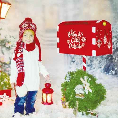 Christmas Stencils for Crafts Ornament Reusable Holiday Christmas Window Snow Stencil for Painting on Wood DIY Glass Wall Furniture Door Hanger Sign (crafts39)