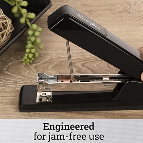 Swingline 747 Classic Metal Stapler Black - 30 Sheet Capacity, Jam-Free, Tacking & Pinning