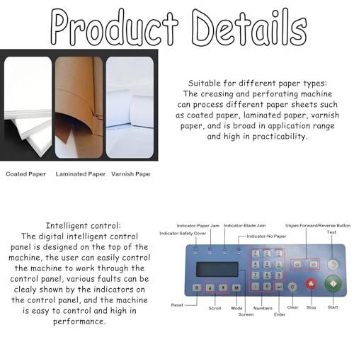 13-Inch Electric Creasing & Perforating Machine - Digital Card & Invitation Maker
