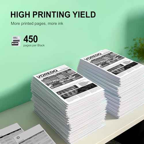 PG-275 XL Black Ink Cartridge PG-275XL for Canon 275 Black Ink 275XL Ink Cartridges for Canon Printers Pixma TR4720 TS3722 TS3500 TS3520 TS3522 TR4700 TR4722 TS3720 (2 Black)
