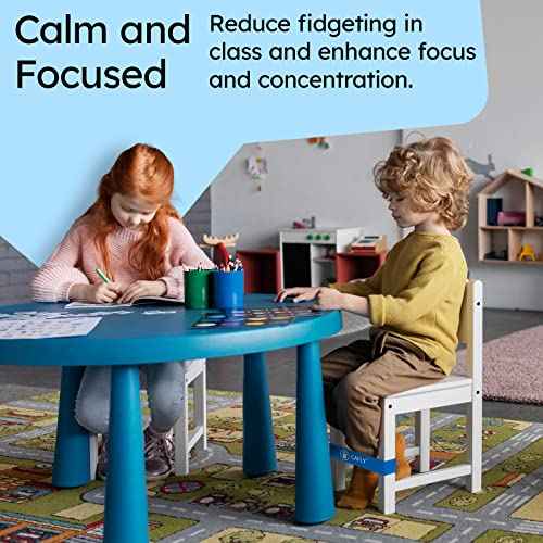 (24 Pack) Gafly Chair Bands for Kids with Fidgety Feet - Alternative Flexible Seating - Bouncy Fidget Bands for Classroom Chairs & Desks - Durable Chair Bands - ADHD Tools for Kids with Sensory Needs